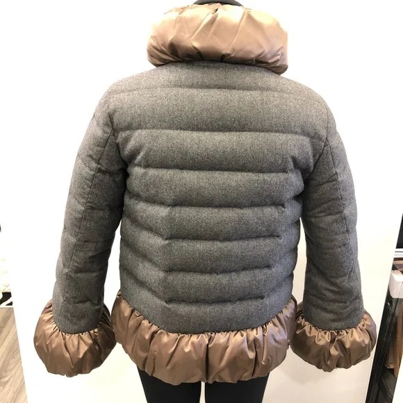 Authentic Moncler Makori Giubbotto Virgin Wool Down Jacket Designer 2 - US M 6-8 - Picture 3 of 16